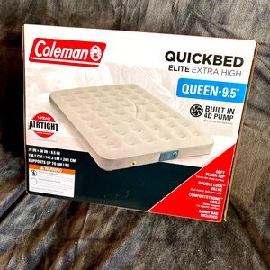 BRAND NEW NEVER OPENED 
COLEMAN QUICKBED ELITE
So handy to have on hand!